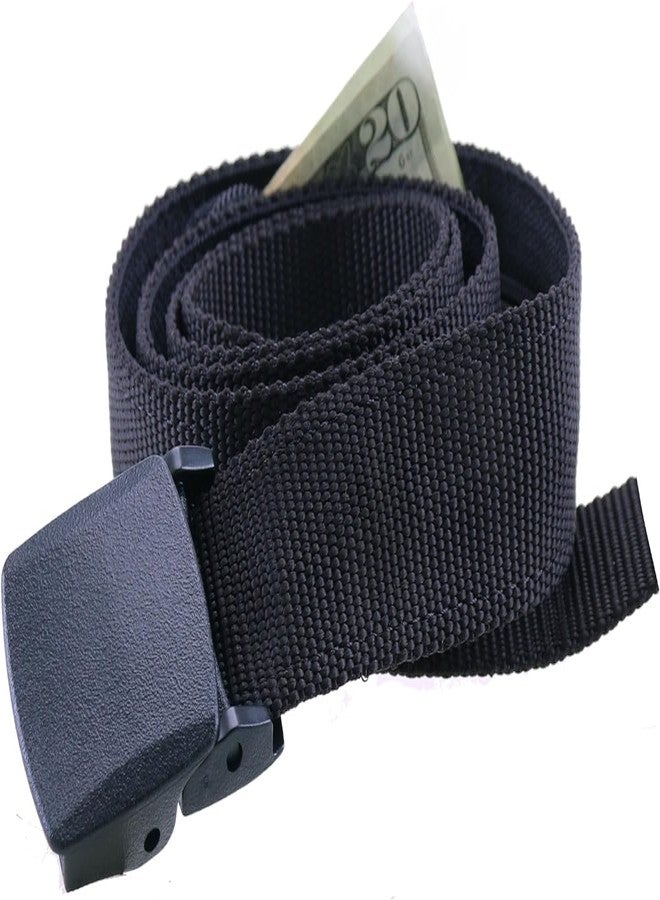Thomas Bates Big & Tall Trekker Money Belt by Thomas Bates … (Black) - Image 1